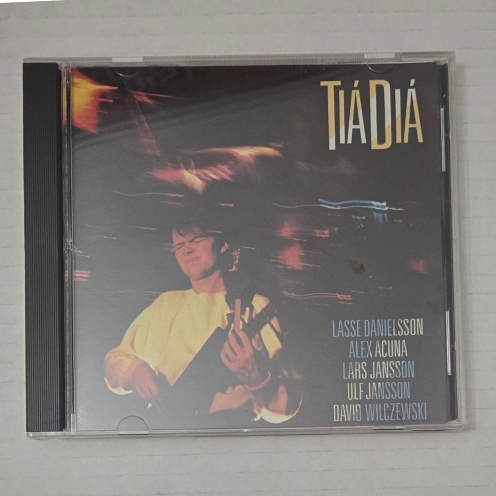 Vintage 1987 Lasse Danielsson Tia Dia CD Alex Acuna Sweden Jazz Fusion Import